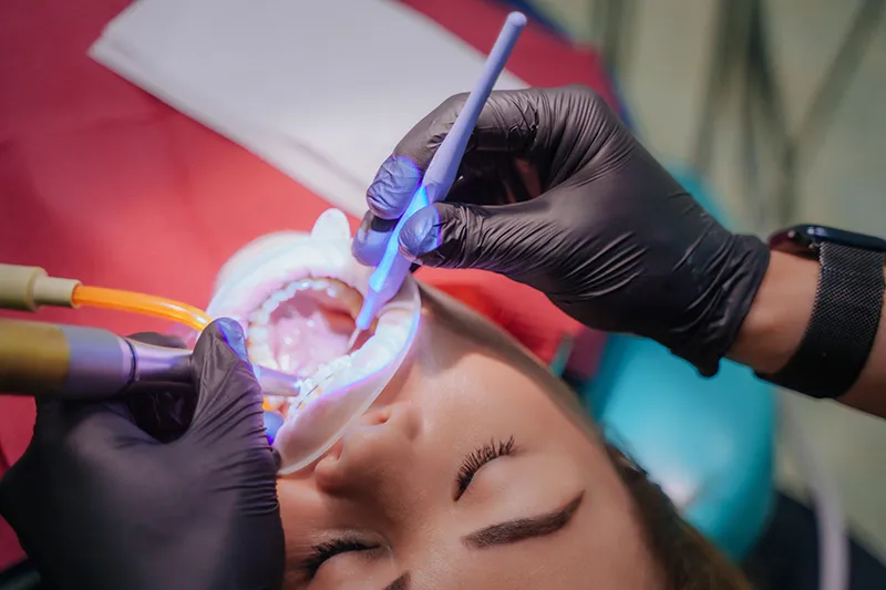 Patient relaxed with oral sedation at Studio One Dental